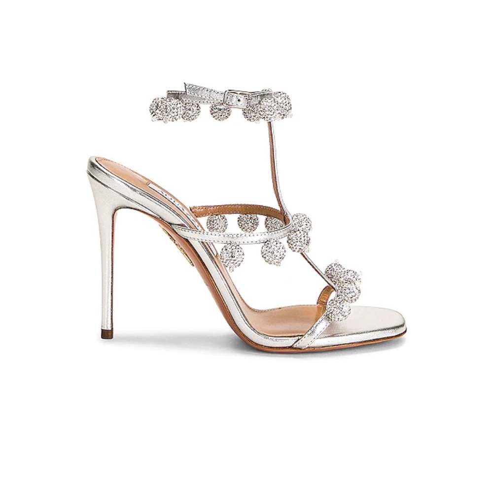 COPY - 10th Anniversary Cha Cha Cha Crystal 105 Sandal aquazzura